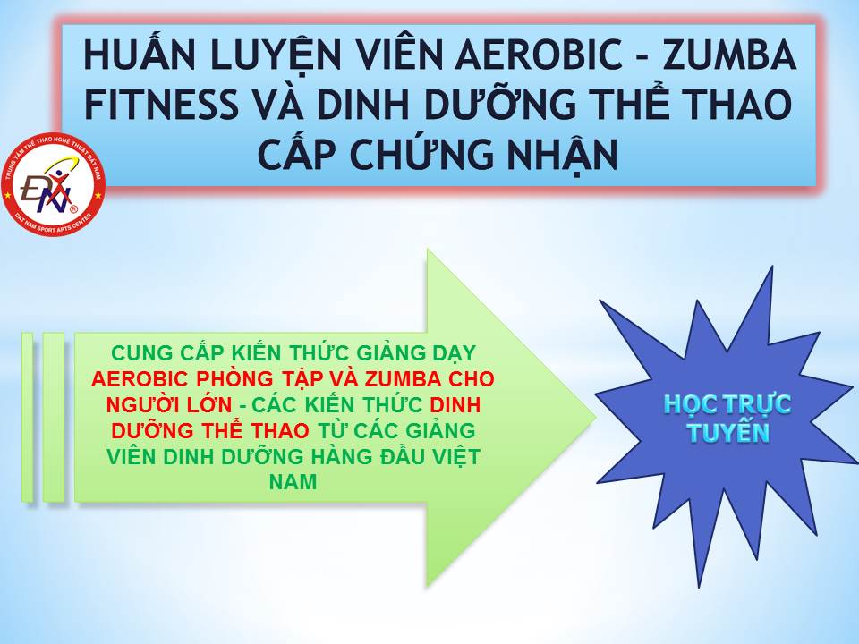 HLV Aerobic - zumba fitness và dinh dưỡng thể thao cấp chứng nhận toàn quốc